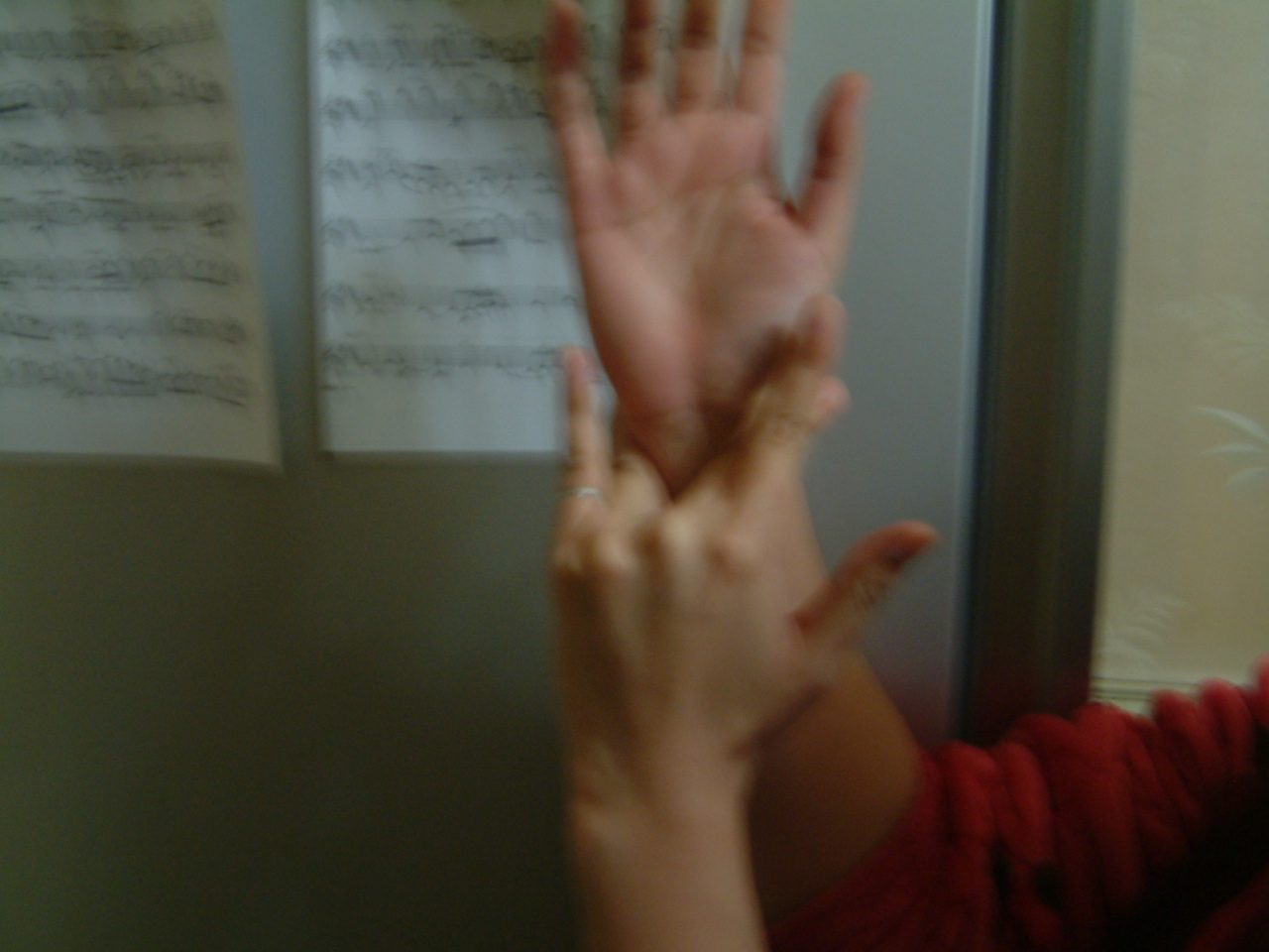 打开腱鞘的手指操