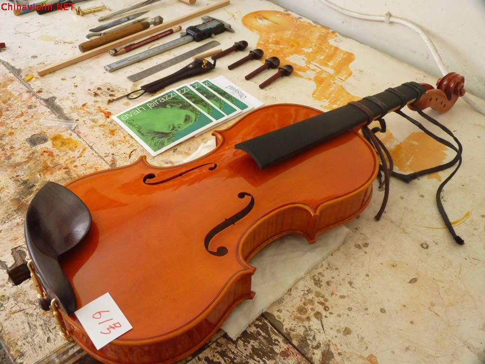 【克雷蒙纳提琴制作坊】61号琴仿克雷蒙纳人小提琴制作过程
