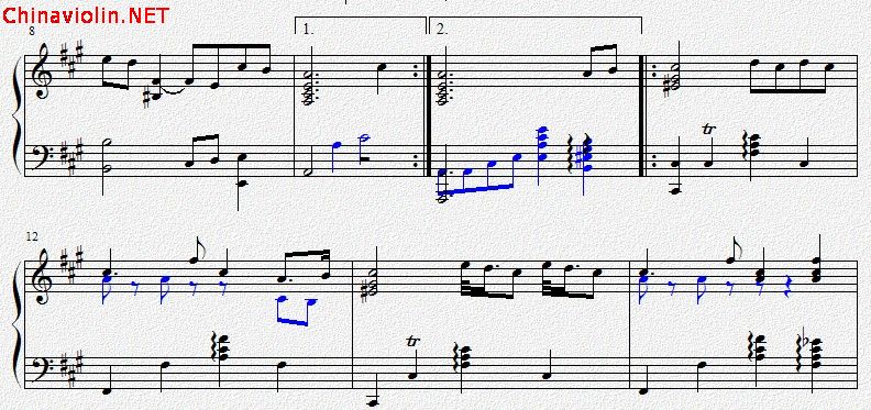 无词歌 in # f minor