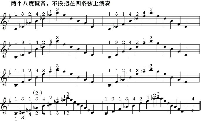 邓文汉《小提琴半音模进式琶音三,4》11、10.gif