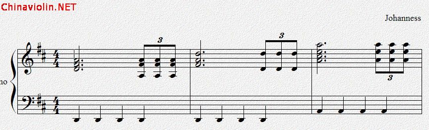 一段管弦乐旋律（目前只有小号）