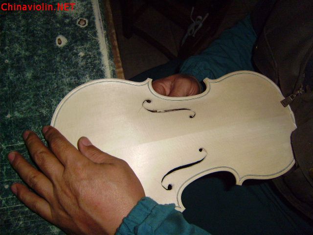【北京芙蓉提琴工作室】东莞严老师定制李国峰制作小提琴的制作过程 ... ...