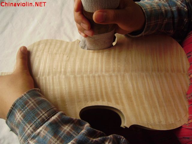 【北京芙蓉提琴工作室】澳门陈先生定制李春玲小提琴的制作过程 ... ...