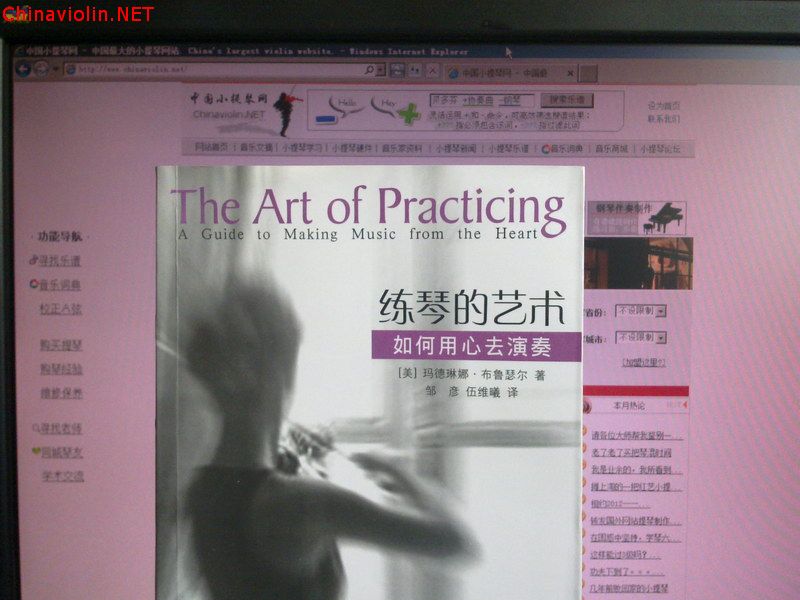 正在看的一本书《练琴的艺术》