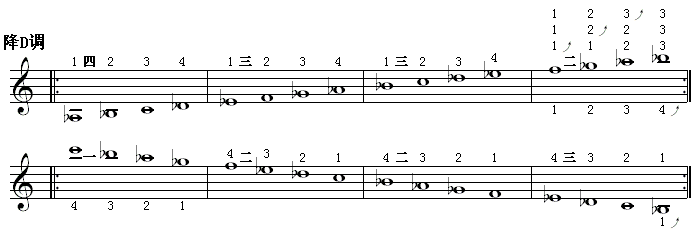 全程音阶(降d调1).gif