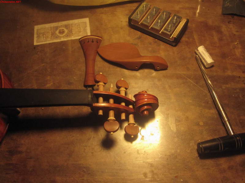 【荣华提琴作坊】110号小提琴制作过程