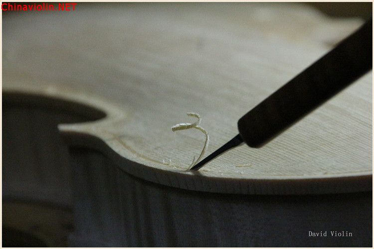 『陈祥伟提琴工作室』广州朱先生定制提琴制作过程