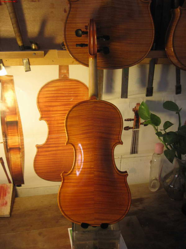 【荣华提琴作坊】定制121号全意料小提琴制作过程