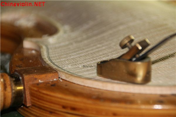 【陈祥伟提琴工作室】广西李女士定制提琴制作过程