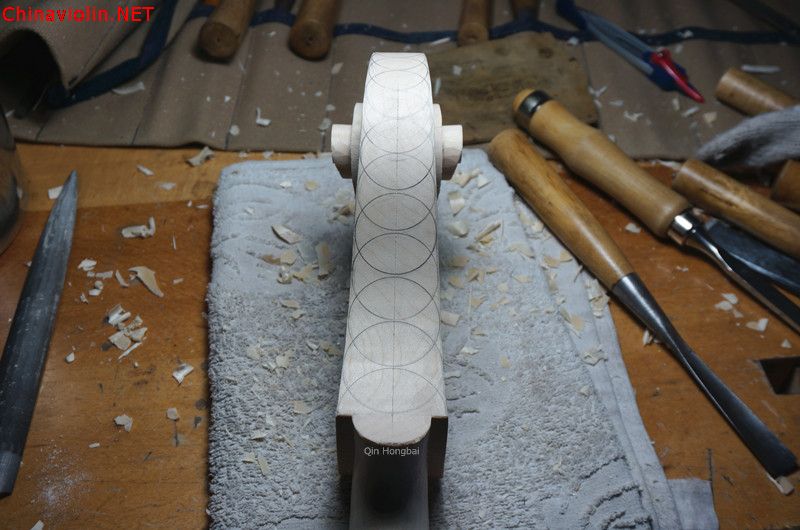 【秦红柏提琴工作室】香港琴友定制顶级欧料大提琴14-03