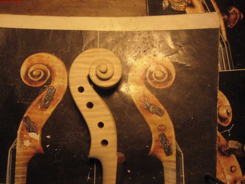 【荣华提琴作坊】定制118号小提琴制作过程