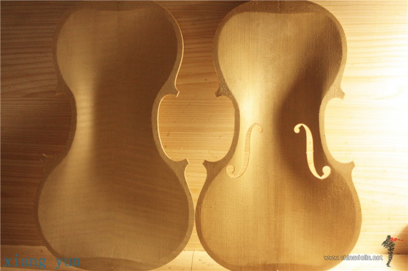 【谢美军提琴作坊】订制Stradivari 1716“弥赛亚”制作过程