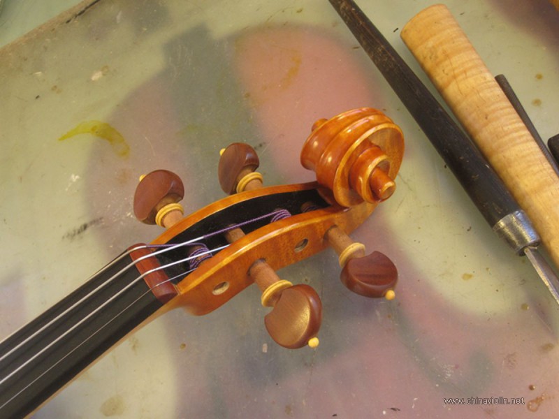 【荣华提琴作坊】定制4/4小提琴129号制作过程