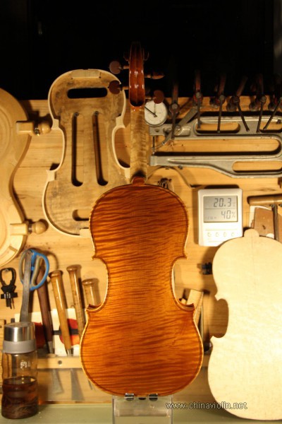 【荣华提琴作坊】学生定制小提琴134号制作过程