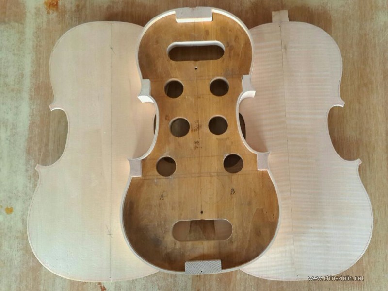 【北京芙蓉提琴工作室】无锡吴先生定制王在新欧料中提琴的制作过程 ... ... ... ... ...