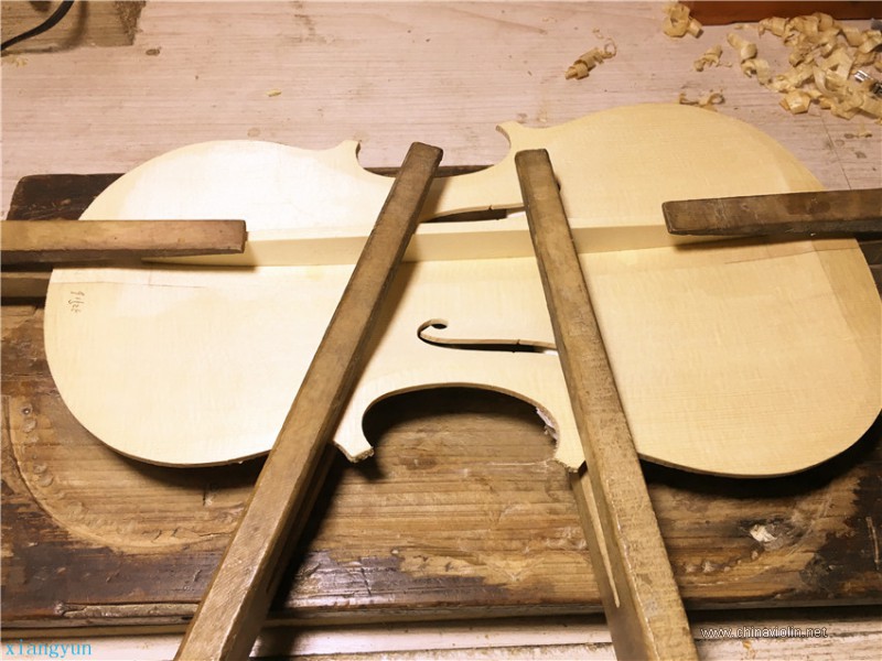 【谢美军提琴作坊】台湾老师定制琴 Guarneri 1743 制作过程