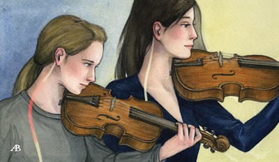 演奏小提琴的姿势因人而异没有绝对的标准