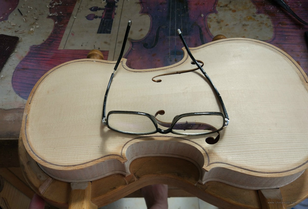 【荣华提琴作坊】定制琴180号制作过程