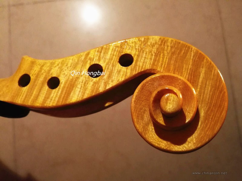 【秦红柏提琴工作室】秦红柏小提琴作品——加拿大宋先生定制小提琴 ... ...