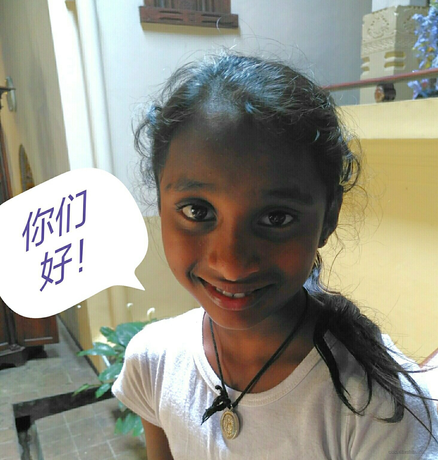 典型的斯里兰卡微笑