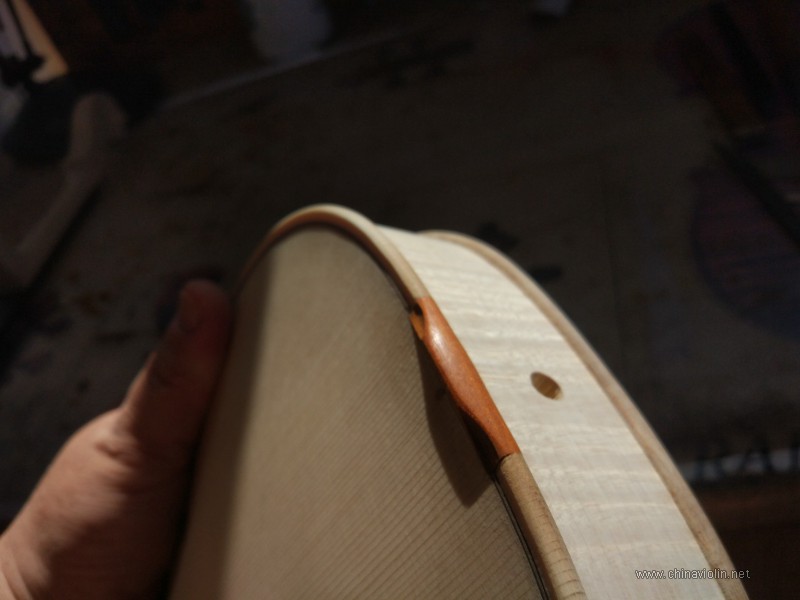 【荣华提琴作坊】200号混配小提琴制作过程