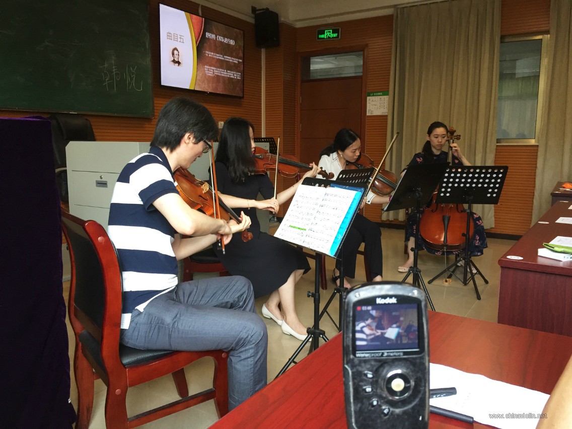 《军队进行曲》 舒伯特曲 广州摩西弦乐四重奏演奏