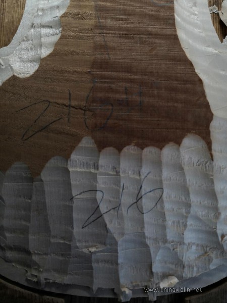 【荣华提琴作坊】216号小提琴制作过程