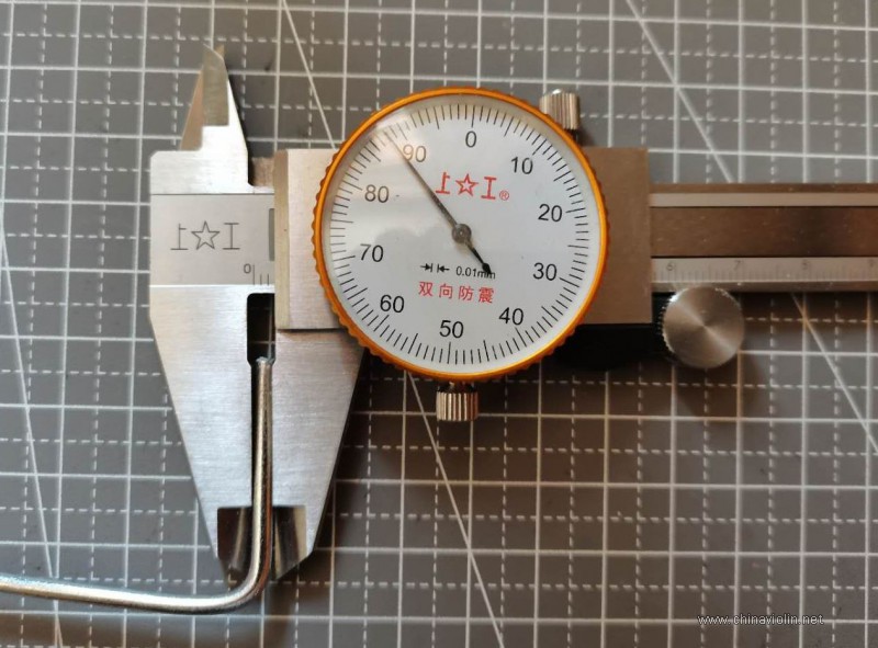 自制小提琴音柱卡尺