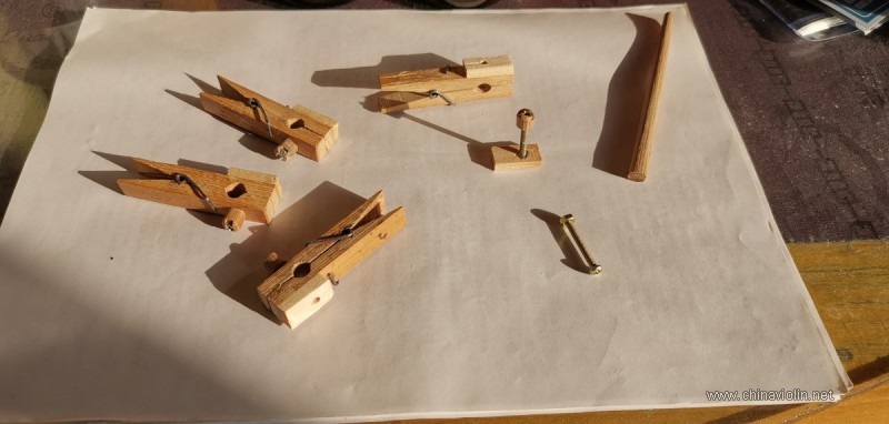 小提琴侧板衬条夹升级改造