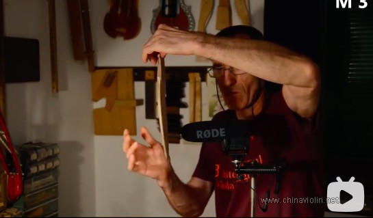 小提琴制作 ，面板和背板的厚度（视频）