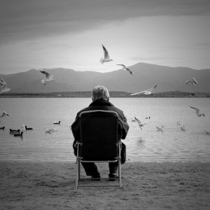 身处孤独寂寞中......