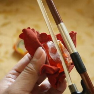 减少粉尘及杂音的松香用法