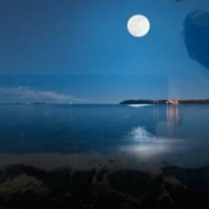 《在银色的月光下》亚伦