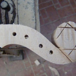 【北京芙蓉提琴工作室】浙江临海花老师定制王在新制作的欧料小提琴的制作过程 ... ... ...