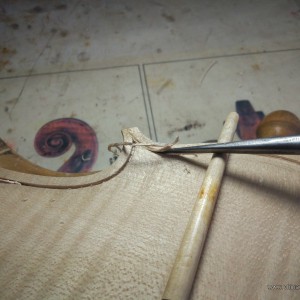 【荣华提琴作坊】编号201号制作过程