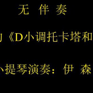 巴赫《D小调托卡塔和赋格》伊森