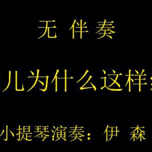 无伴奏《花儿为什么这样红》伊森演奏