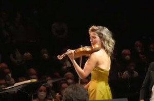 穆特 2022慕尼黑贝多芬D大调小提琴协奏曲第一乐章 中文字幕